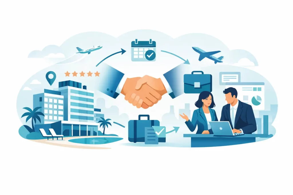 Hotels und Travel Management Companies verbinden